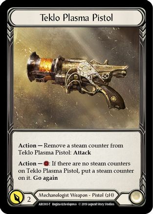 Teklo Plasma Pistol // Viserai (ARC003) [Arcane Rising] 1st Edition - Deck Out Gaming