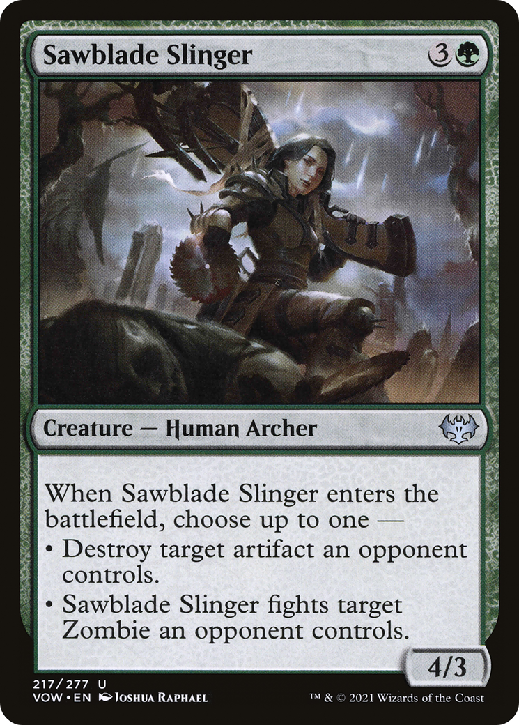 Sawblade Slinger (217) [Innistrad: Crimson Vow] - Deck Out Gaming