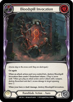 Bloodspill Invocation (Red) (ARC106) [Arcane Rising] Unlimited Edition - Deck Out Gaming