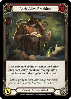 Back Alley Breakline (Red) (ARC176) [Arcane Rising] 1st Edition Rainbow Foil - Deck Out Gaming