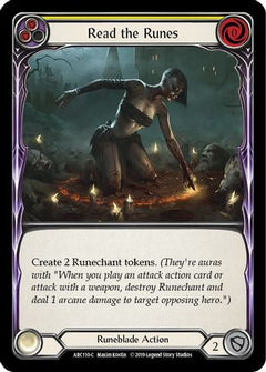 Read the Runes (Yellow) (ARC110) [Arcane Rising] Unlimited Edition Rainbow Foil - Deck Out Gaming