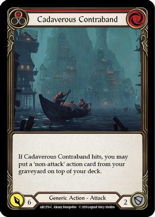 Cadaverous Contraband (Red) (ARC179) [Arcane Rising] Unlimited Edition - Deck Out Gaming