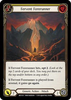 Fervent Forerunner (Yellow) (ARC183) [Arcane Rising] Unlimited Edition - Deck Out Gaming