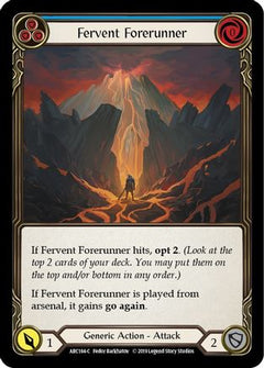 Fervent Forerunner (Blue) (ARC184) [Arcane Rising] 1st Edition Rainbow Foil - Deck Out Gaming