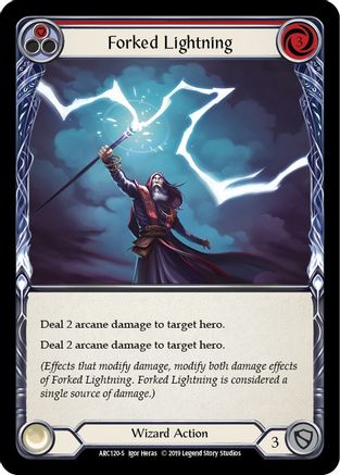 Forked Lightning (ARC120) [Arcane Rising] Unlimited Edition - Deck Out Gaming