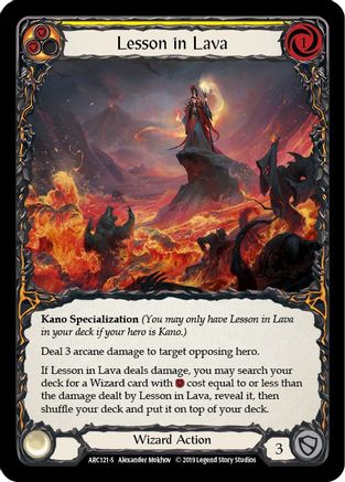 Lesson in Lava (ARC121) [Arcane Rising] 1st Edition - Deck Out Gaming