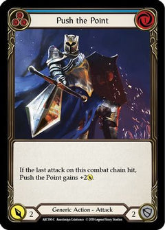 Push the Point (Blue) (ARC190) [Arcane Rising] Unlimited Edition - Deck Out Gaming
