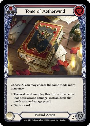 Tome of Aetherwind (ARC122) [Arcane Rising] 1st Edition - Deck Out Gaming
