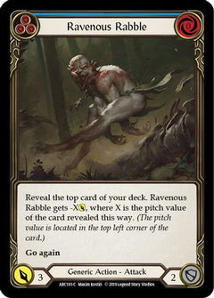 Ravenous Rabble (Blue) (ARC193) [Arcane Rising] 1st Edition Rainbow Foil-1