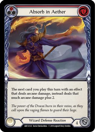 Absorb in Aether (Red) (ARC123) [Arcane Rising] Unlimited Edition - Deck Out Gaming