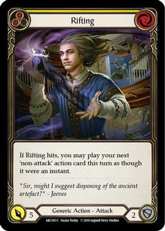 Rifting (Yellow) (ARC195) [Arcane Rising] Unlimited Edition Rainbow Foil - Deck Out Gaming