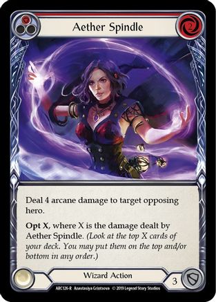 Aether Spindle (Red) (ARC126) [Arcane Rising] 1st Edition - Deck Out Gaming