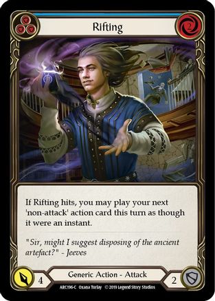 Rifting (Blue) (ARC196) [Arcane Rising] 1st Edition - Deck Out Gaming