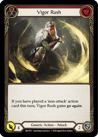 Vigor Rush (Red) (ARC197) [Arcane Rising] Unlimited Edition - Deck Out Gaming