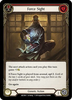 Force Sight (Red) (ARC206) [Arcane Rising] 1st Edition - Deck Out Gaming