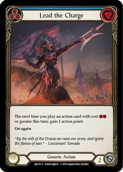 Lead the Charge (Blue) (ARC211) [Arcane Rising] Unlimited Edition Rainbow Foil - Deck Out Gaming