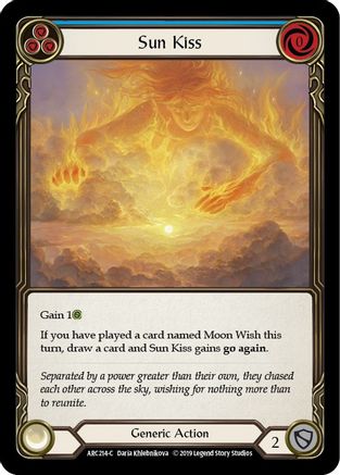 Sun Kiss (Blue) (ARC214) [Arcane Rising] 1st Edition - Deck Out Gaming
