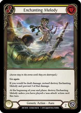 Enchanting Melody (Yellow) (ARC168) [Arcane Rising] Unlimited Edition - Deck Out Gaming