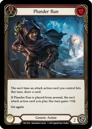 Plunder Run (Red) (ARC170) [Arcane Rising] 1st Edition - Deck Out Gaming
