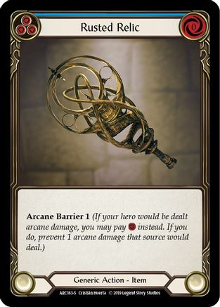 Rusted Relic (ARC163) [Arcane Rising] 1st Edition Rainbow Foil - Deck Out Gaming