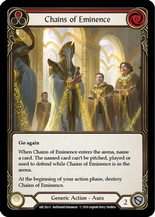 Chains of Eminence (ARC162) [Arcane Rising] Unlimited Edition Rainbow Foil - Deck Out Gaming