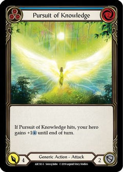 Pursuit of Knowledge (ARC161) [Arcane Rising] 1st Edition Rainbow Foil - Deck Out Gaming