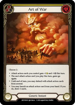 Art of War (ARC160) [Arcane Rising] 1st Edition - Deck Out Gaming