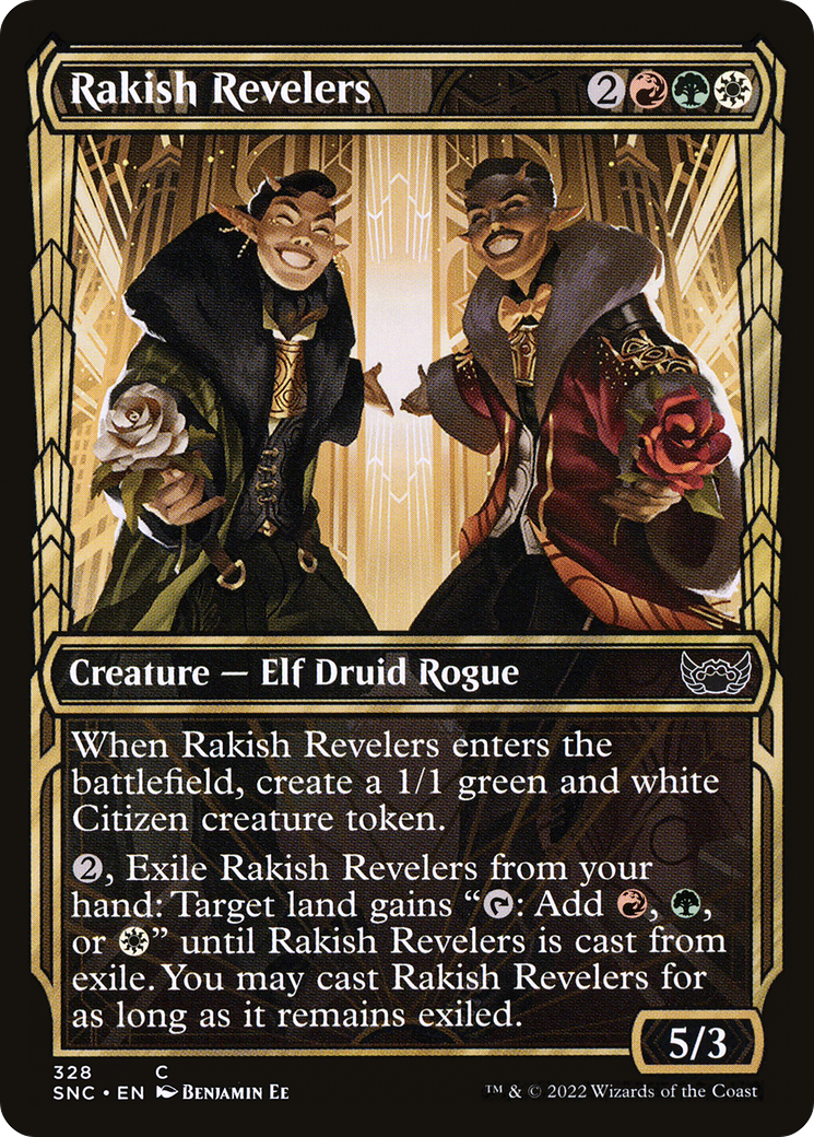 Rakish Revelers (Showcase) (328) [Streets of New Capenna] foil - Deck Out Gaming