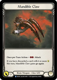 Mandible Claw (Reverse) (CRU005) [Crucible of War] Unlimited Edition Rainbow Foil - Deck Out Gaming