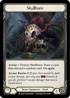 Skullhorn (CRU006) [Crucible of War] 1st Edition Cold Foil - Deck Out Gaming
