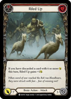 Riled Up (Red) (CRU016) [Crucible of War] 1st Edition - Deck Out Gaming