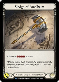 Sledge of Anvilheim (CRU024) [Crucible of War] Unlimited Edition Rainbow Foil - Deck Out Gaming