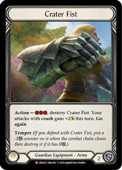 Crater Fist (CRU025) [Crucible of War] Unlimited Edition Rainbow Foil - Deck Out Gaming