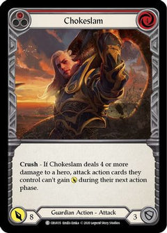 Chokeslam (Red) (CRU035) [Crucible of War] Unlimited Edition - Deck Out Gaming