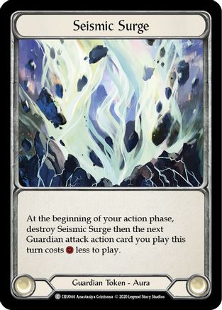 Seismic Surge (CRU044) [Crucible of War] Unlimited Edition Rainbow Foil - Deck Out Gaming
