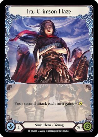 Ira, Crimson Haze (CRU046) [Crucible of War] 1st Edition Rainbow Foil - Deck Out Gaming