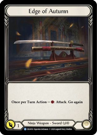 Edge of Autumn (CRU050) [Crucible of War] Unlimited Edition - Deck Out Gaming