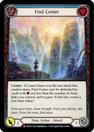Find Center (CRU054) [Crucible of War] Unlimited Edition - Deck Out Gaming