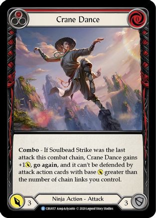 Crane Dance (Red) (CRU057) [Crucible of War] 1st Edition - Deck Out Gaming