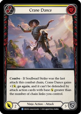 Crane Dance (Yellow) (CRU058) [Crucible of War] 1st Edition - Deck Out Gaming