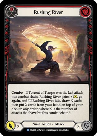 Rushing River (Red) (CRU060) [Crucible of War] 1st Edition - Deck Out Gaming
