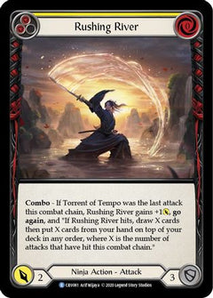 Rushing River (Yellow) (CRU061) [Crucible of War] 1st Edition - Deck Out Gaming