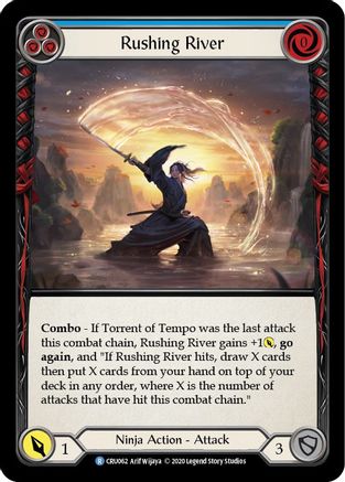Rushing River (Blue) (CRU062) [Crucible of War] 1st Edition - Deck Out Gaming