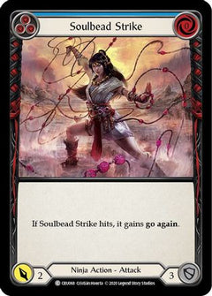 Soulbead Strike (Blue) (CRU068) [Crucible of War] 1st Edition Rainbow Foil - Deck Out Gaming