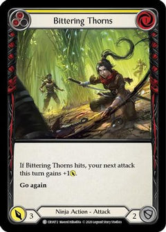 Bittering Thorns (CRU072) [Crucible of War] 1st Edition Rainbow Foil - Deck Out Gaming