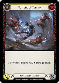 Torrent of Tempo (Yellow) (CRU070) [Crucible of War] 1st Edition - Deck Out Gaming