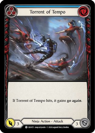 Torrent of Tempo (Blue) (CRU071) [Crucible of War] 1st Edition - Deck Out Gaming