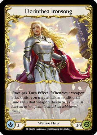 Dorinthea Ironsong (CRU076) [Crucible of War] 1st Edition - Deck Out Gaming