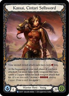 Kassai, Cintari Sellsword (CRU077) [Crucible of War] 1st Edition Rainbow Foil - Deck Out Gaming