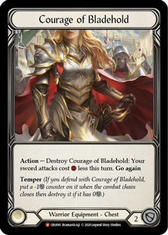 Courage of Bladehold (CRU081) [Crucible of War] 1st Edition Cold Foil - Deck Out Gaming